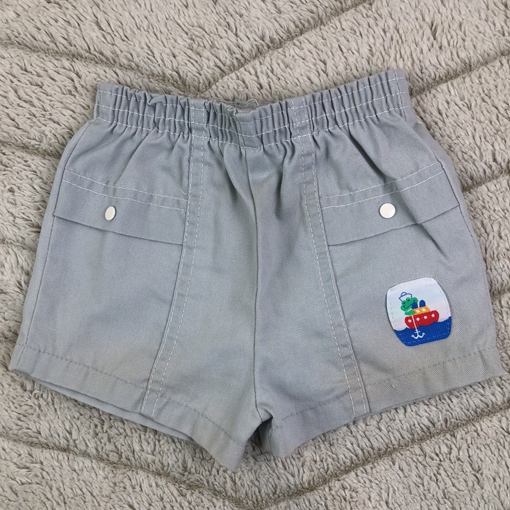 Vintage 80s Frog in a Tugboat Shorts
